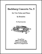 Bachburg Concerto No. 5 for Two Tubas and Piano P.O.D. cover